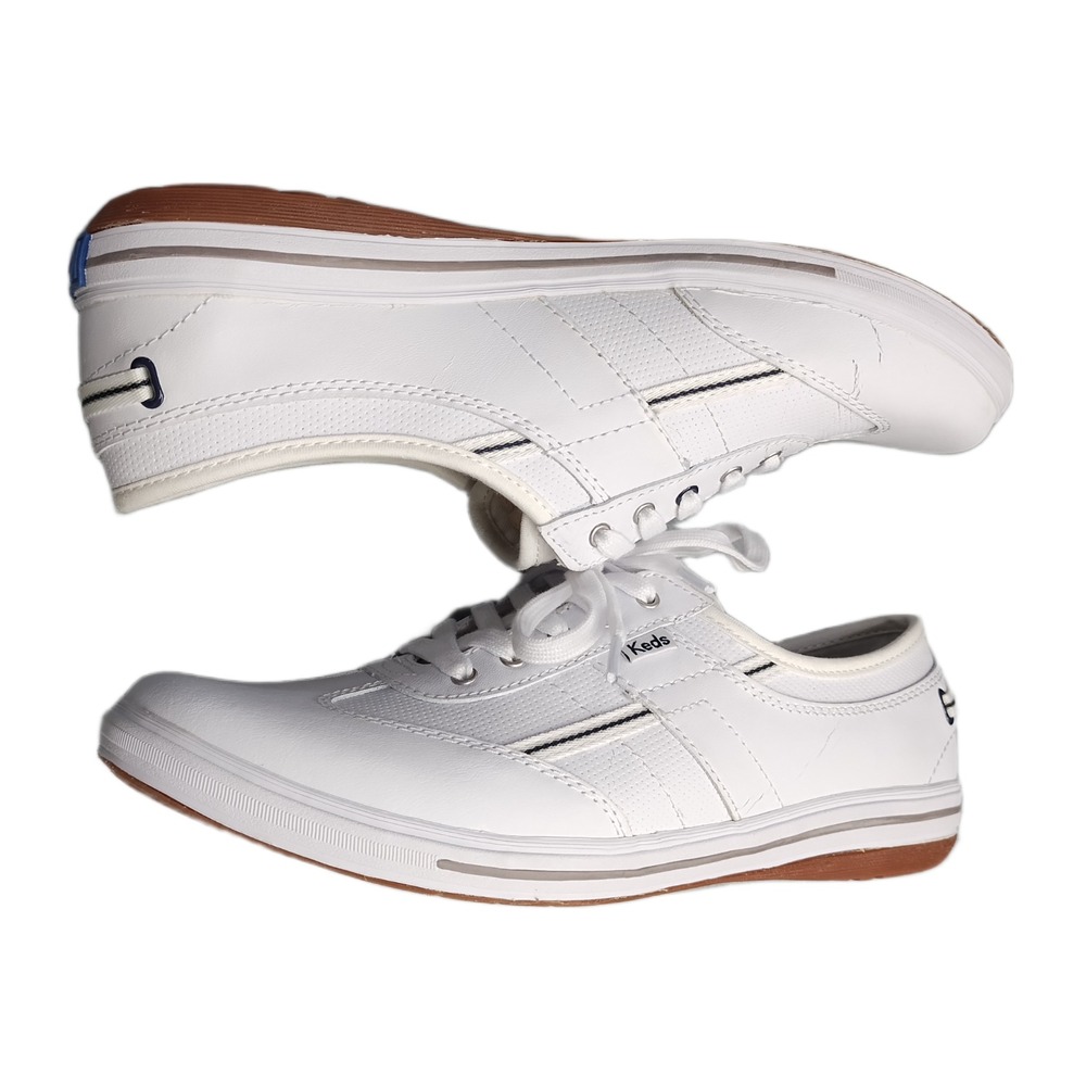 Keds Craze T-Toe Sneakers Womens US Size 8 White Memory Foam Athletic Lace Up
